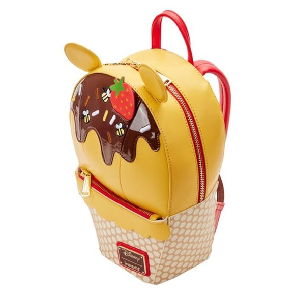 Loungefly Disney Exclusive Winnie The Pooh Ice Cream Backpack New with Tags - Picture 4 of 7